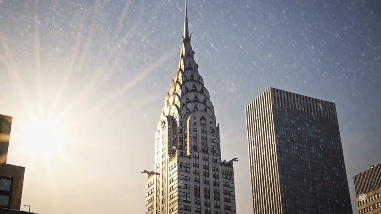 ❄️ Snowfall Over the Chrysler Building 🌆 | Classical & Jazz for Relaxation & Chill. 1 hour.