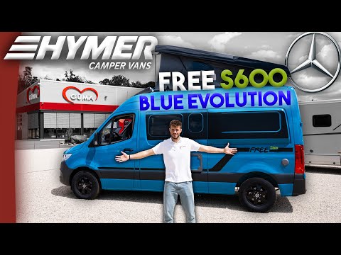 🆕 Premiere! Der Hymer Free S 600 Blue Evolution | Camper Van Mercedes Sprinter | Editionsmodell 2023