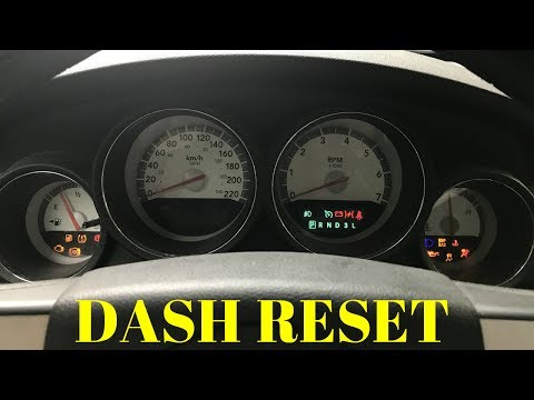 How-To #8: Reset Cluster Gauge/Dashboard - 2006-2010 Dodge Charger + Other LX Models