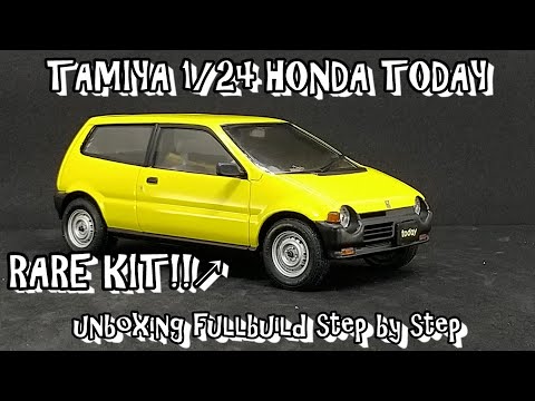 Thumbnail for Scale Car Plastic model TAMIYA 1/24 HONDA TODAY unboxing fullbuild step by step by Honda Today