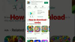 How to download zooba