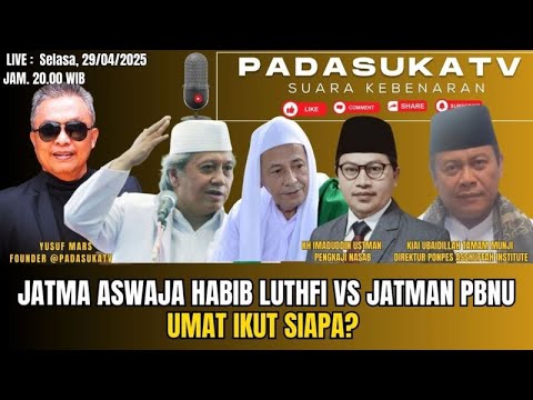 🔴[Live] Jatma Aswaja Habib Luthfi vs Jatman PBNU, Umat Ikut Siapa?