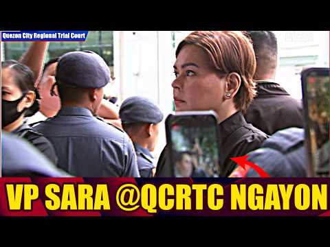 VP SARA NASA LABAS NA NG QC RTC