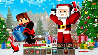 Stealing SANTA CLAUS Gifts In Minecraft !!!