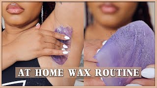 At Home Underarm + Brazilian Wax Routine!  Detailed Step By Step | Amazon Wax Kit | Naturally Sunny
