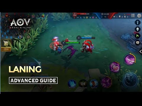 Garena AOV (Arena of Valor) - Advanced Guide Laning