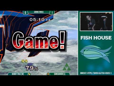 Fish House 3 SSBM - Bobby Frizz (Fox) Vs. Dansdaman (Sheik) Grand Finals