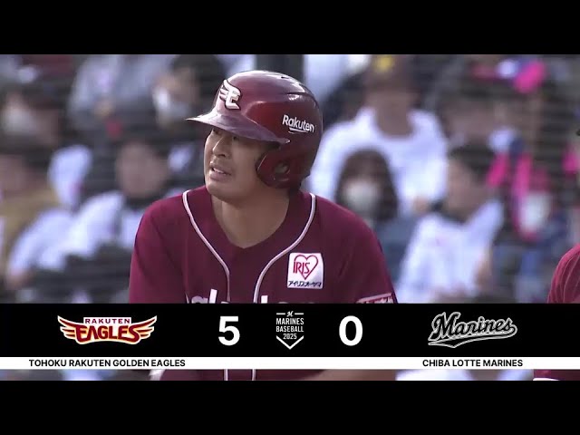 7回表 イーグルス聖澤がタイムリー2塁打!! 貴重な追加点を奪う 7回表 イーグルス聖澤がタイムリー2塁打!! 貴重な追加点を奪う