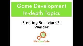 Gamedev In-depth: Steering Behaviors (Wander)