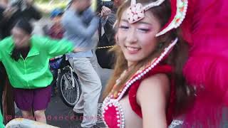 【 学生 サンバ 】美人女子大生ダンサー！！最後まで見逃さないで！【美女】japanese beautiful samba dancer Tバック サンバ