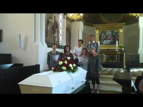 Petrines begravelse