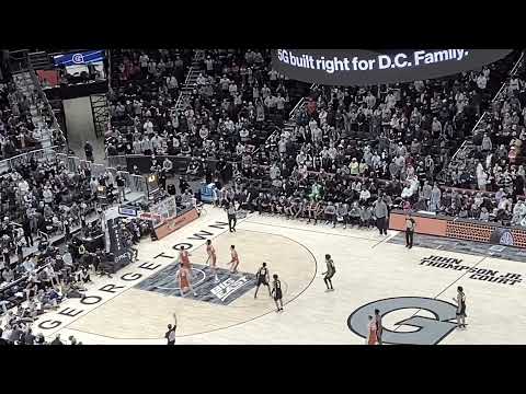 Today I was at the Georgetown Vs Syracuse basketball game and this is just one crazy ending