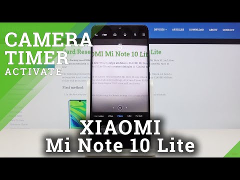 How to Enable Camera Timer in XIAOMI Mi Note 10 Lite – Photo Countdown