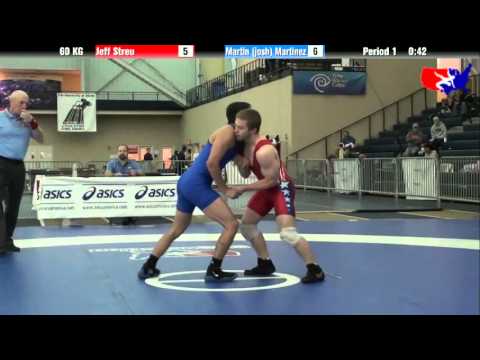 Jeff Streu vs. Martin (josh) Martinez at 2013 ASICS University Nationals - GR
