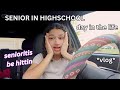 realistic senior in high school day in the life *vlog*