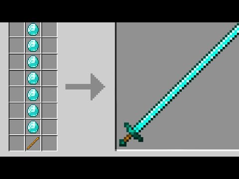 Minecraft with Insane Crafting Lengths!!