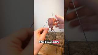 The Quickest Armature Tutorial Ever #art #sculpting #clayart #sculpture #sculptor #artprocess