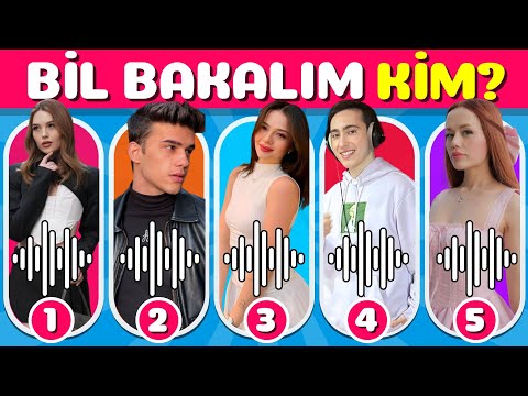 Seslerinden Tanı🎉🎤 YouTuber'ların Seslerini Tahmin Et,  Ses Tanıma Oyunu