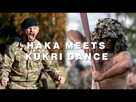 NZDF Haka meets Gurkari Kukri Dance | New Zealand Army