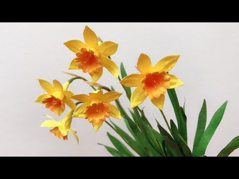 ABC TV | How To Make Mini Narcissus Paper Flower | Flower Die Cuts - Craft Tutorial