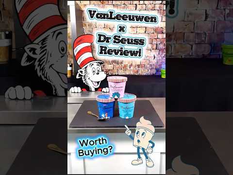 All three VanLeeuwen x Dr Seuss collab review!  #dessert #icecream #sweet