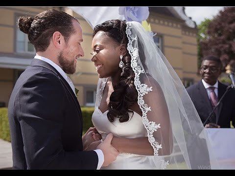 OUR WEDDING VIDEO:  Meet The Engels I Interracial couple