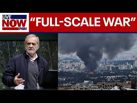 Iran at "full-scale war" with US and allies, Iran's president declares