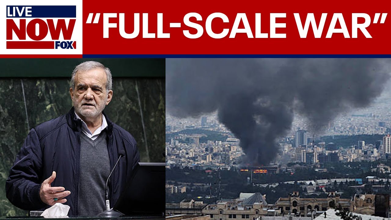 Iran at "full-scale war" with US and allies, Iran's president declares