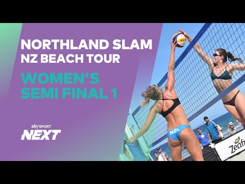 Tilley & Macdonald v Imhasly & Lindsay-Brown | Women's Semi Final 1 | NZ Beach Tour | Northland Slam