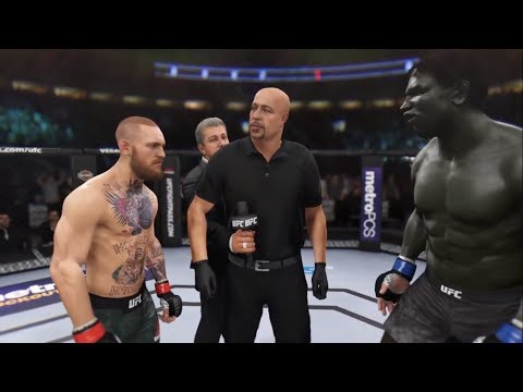 Conor McGregor vs. Hulk UNBELIEVABLE WAR!!! EA Sports UFC 3