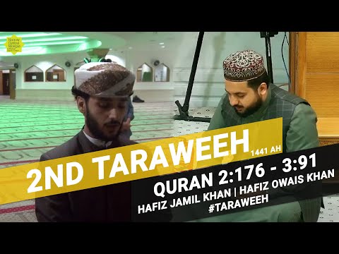 2nd Taraweeh | Quran 2:176 - 3:91 Ramadan 1441 | Hafiz Jamil Khan | Hafiz Owais Khan