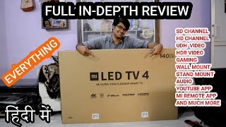 Xiaomi Mi TV 4, 55 inch 4K HDR TV FULL IN-DEPTH REVIEW | GAMING |TECH INFO # 36