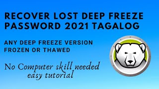 Learn how to recover your deep freeze password in 6 minutes and perform it in 2 minutes