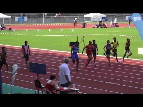 100m CAM SERIE 1 CHAMPIONNAT Régionnal CADETS/JUNIORS Bondoufle 7-8 Juillet 2018