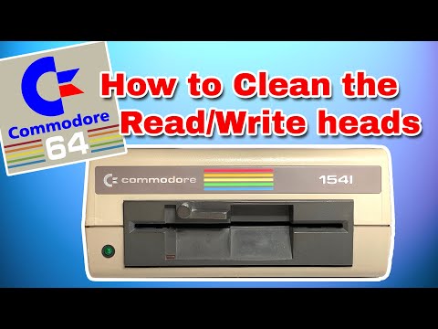 How To Clean Commodore 1541 Drive READ / WRITE Head PLUS 1541-II & 1571  drives
