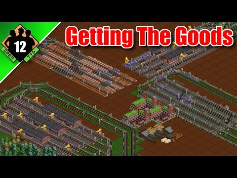 Finishing The Mega Goods Line - OpenTTD Let's Play S12 #10