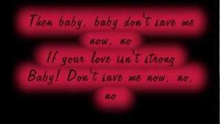 Haim - Don&#39;t Save Me lyrics HD