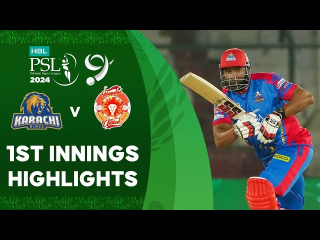 1st Innings Highlights | Karachi Kings vs Islamabad United | Match 15 | HBL PSL 9 | M1Z2U