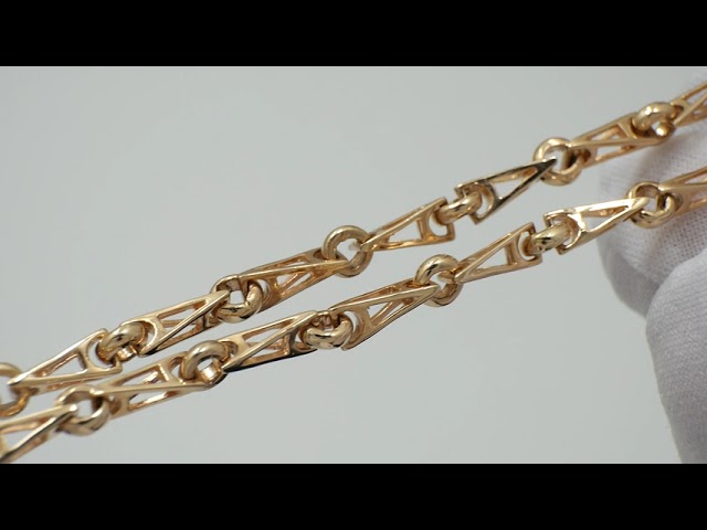 Золотая цепочка "Рокко барокко" 4200111-зрб20 Видеообзор