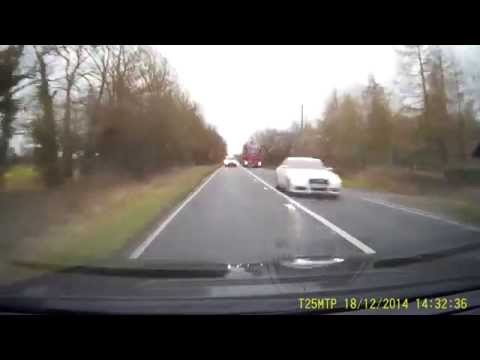 Near head on collision!