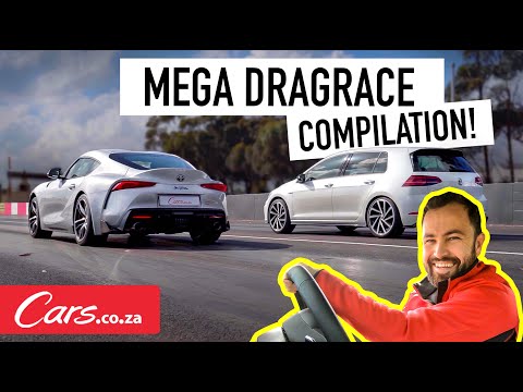Mega Dragrace Compilation Vol. 1 - Golf R vs Supra, M4 vs RS5, M5 vs E63, 570S vs Audi R8