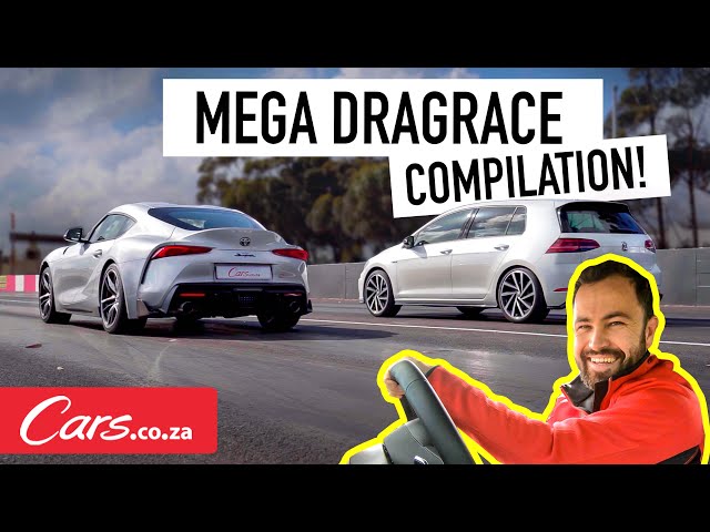 Mega Drag Race Compilation Vol.1 - Golf R vs Supra, M4 vs RS5, M5 vs E63, 570S vs Audi R8