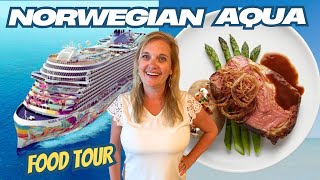 Specialty Dining VS Buffet | Norwegian Aqua Food Tour