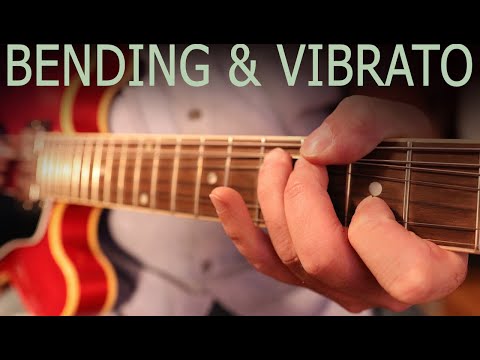 BENDING and VIBRATO LESSON I Licks on the Pentatonic Scale