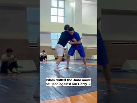 Islam drilled the Judo move he used against Ian Garry 🥋