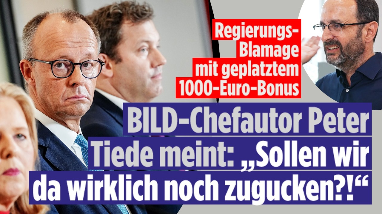 1000-Euro-Bonus wird zur Regierungs-Blamage: „Sollen wir da wirklich zugucken?!“ | Vertraulich-Clips