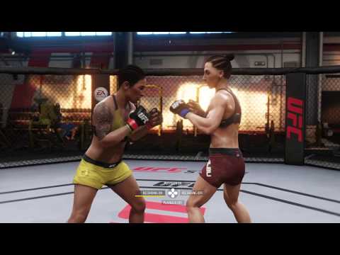 Alexandra Albu vs Jessica Andrade (EA UFC 3: Belly Punch Contest)
