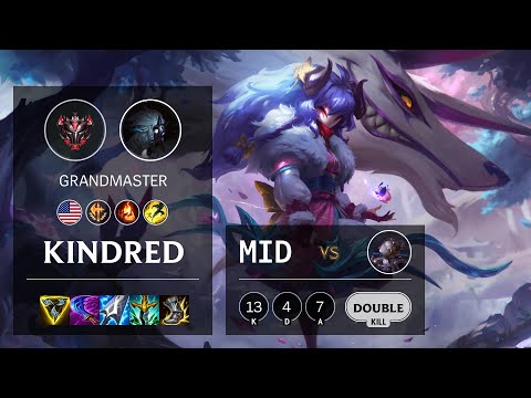 Kindred Mid vs Orianna - NA Grandmaster Patch 11.19