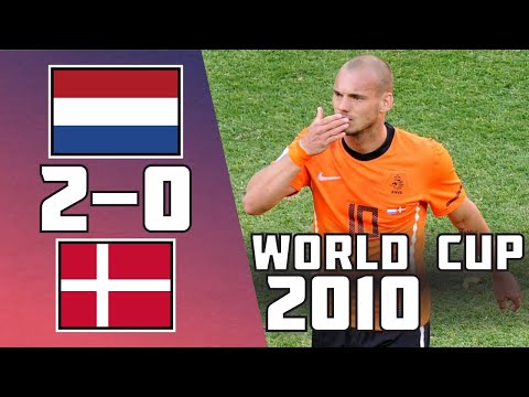 Netherlands 2 - 0 Denmark | World Cup 2010