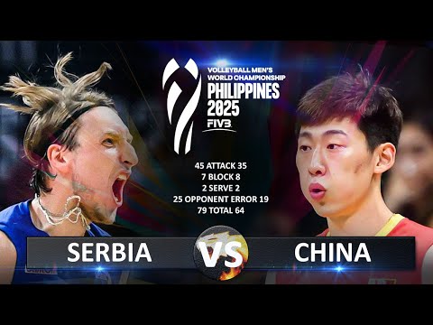 Serbia vs China | Men's World Championship 2025